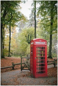 Phone box at Whinfell Forest