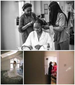 Bride prep Stockport Photos
